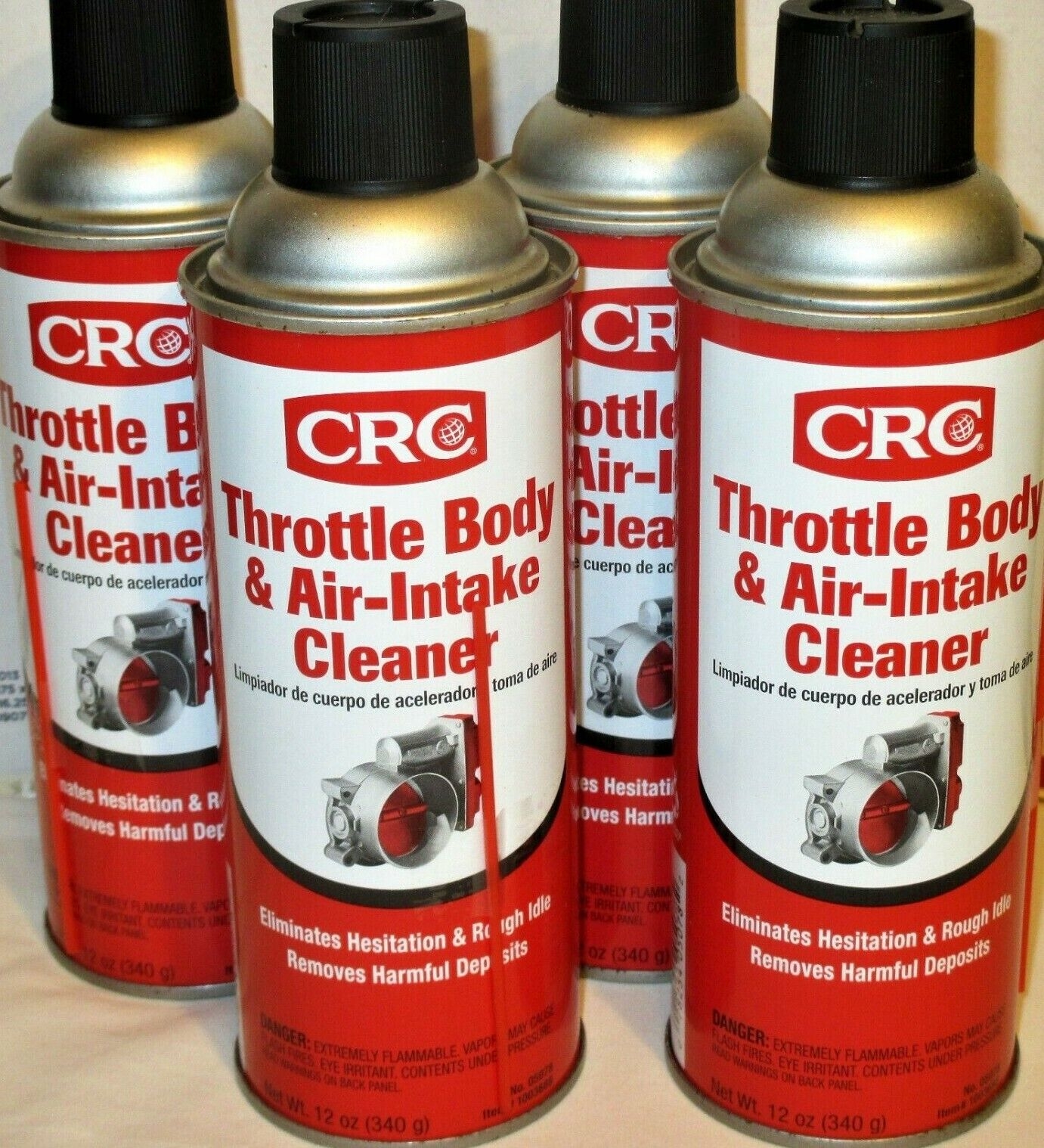  CRC 05078 Throttle Body and Air-Intake Cleaner - 12 Wt