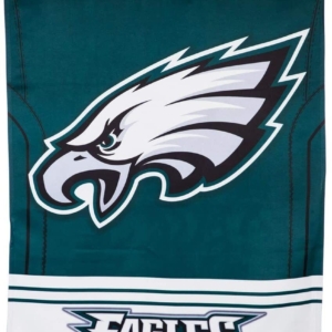 New PHILADELPHIA EAGLES 12.5" x 18" Double-Sided GARDEN FLAG Head Logo NFL Suede